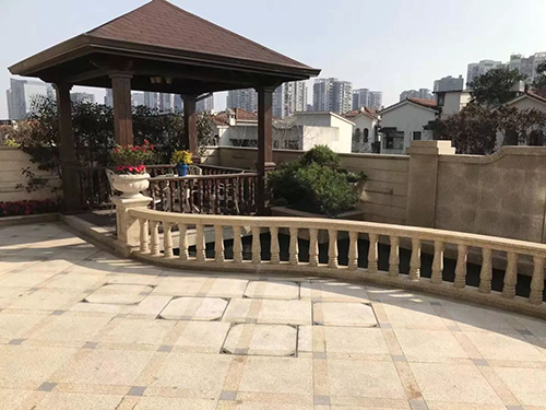 大（dà）理石工程案例—房屋圍欄